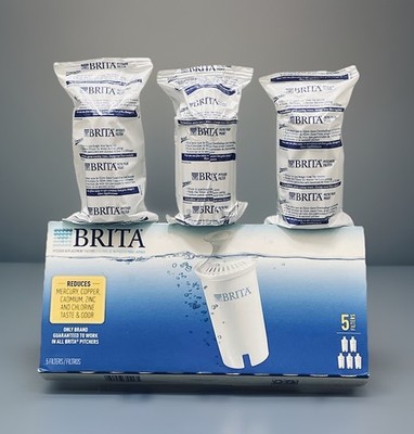 Lot of 8 Genuine Brita Pitcher Replacement Water Filters Brand New! 5 Pack + 3