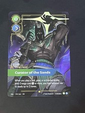 Clean Riftbound Vendetta Nasus Curator of the Sands Overnumber 192/166 NM — live eBay listing