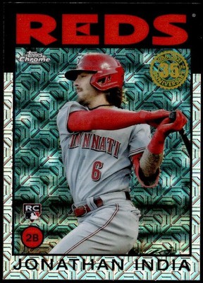 2021 Topps Update #86C-27 Jonathan India 1986 Topps Chrome Silver Pack Mojo E1