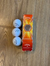 Callaway Superhot 55 Soft High Velocity Core 3 PACK Golf Balls NEW Box Wear