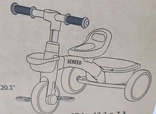NEW Sereed Toddler Tricycle in Green Model: T306