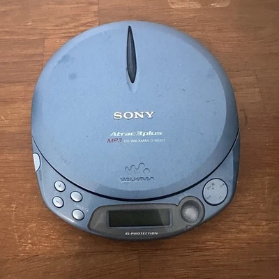 Sony Walkman D-NE511 Tragbarer CD Player Discman Blau Funktioniert - Bild 1 von 4