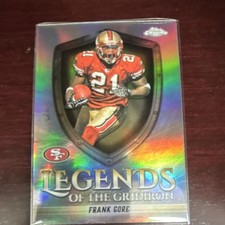 Topps 2025 Chrome Legends Frank Gore Refractor 49ers #LOG-23 Football Card