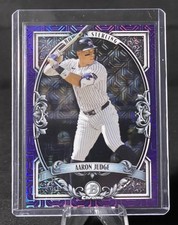 2026 Bowman Sterling Aaron Judge Purple Mojofractor /250 w/ 2 Bonus Mojos