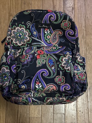 Vera Bradley Paisley Floral Lrg Backpack W/3 Big Section  display picture 3