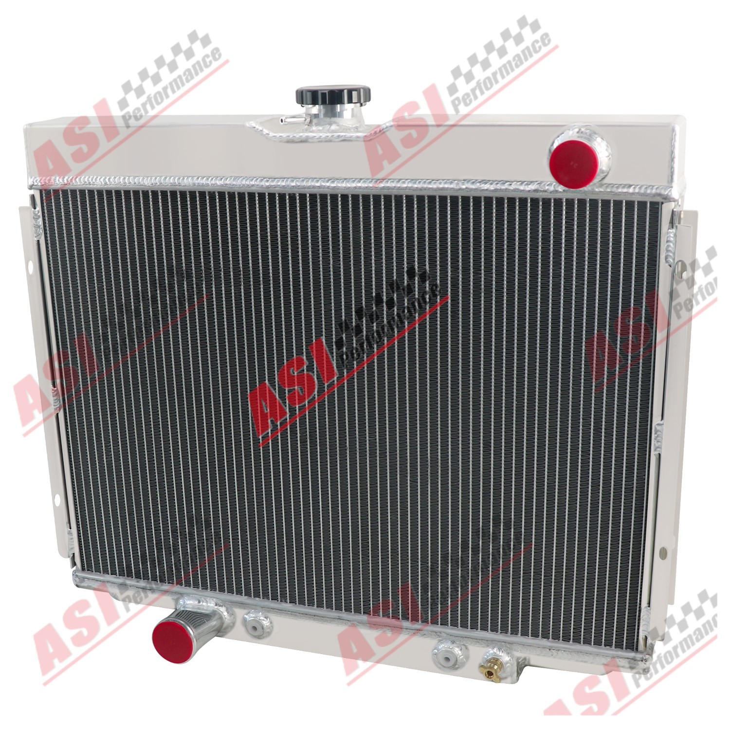 3 ROW Aluminum Radiator For 67-70 Ford Mustang/Cougar/Fairlane/Falcon/LTD V8 thumbnail 3