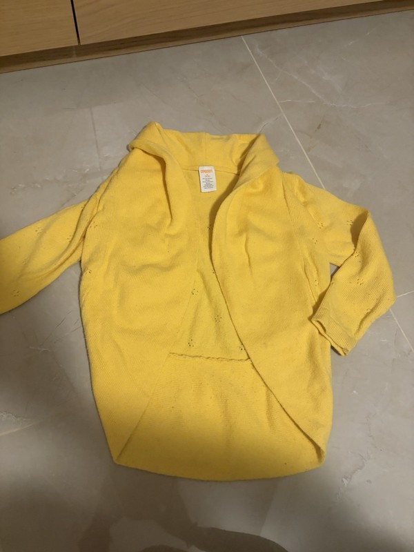 Gymboree Girl Yellow Cardigan Sweater S 5-6y 