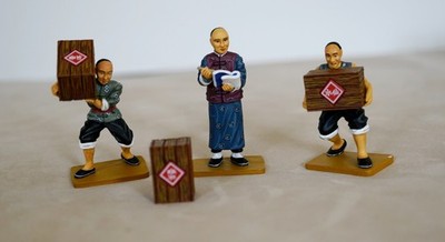 King & Country Rare Vintage Original Tea Merchant and Workers in Original Box