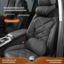 Nappa Leder Auto Kopfstützenkissen Lendenstützkissen Passend Für BMW Benz Audi Nappa Leder Auto Kopfstützenkissen Lendenstützkissen Passend Für BMW Benz Audi