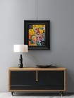 Faris Art-Truth Teller Father -11x14  Neo Expressionism Original Artwork Canvas — photo 3