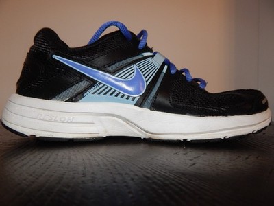 NIKE DART 10 Women SZ 7.5 Running Training Walk 580427-003 Black Blue Shoes