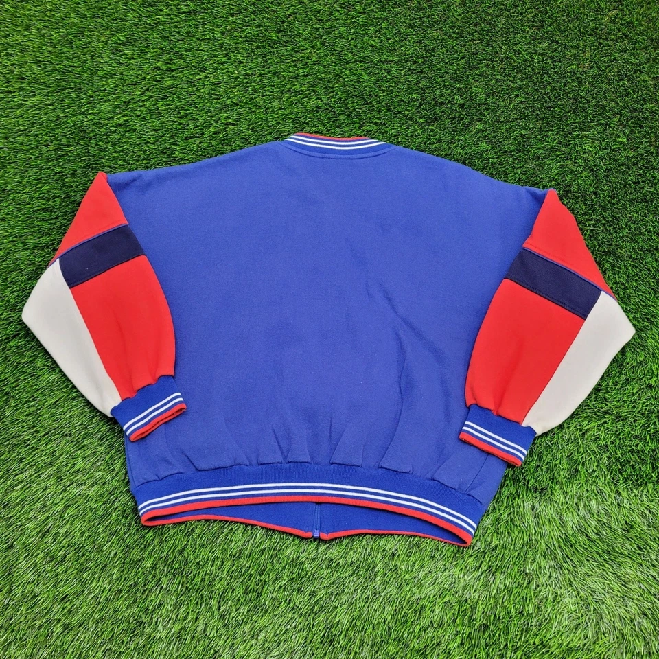 Chaqueta deportiva vintage años 80 ADIDAS 2XL 26x25 recortada cuadrada Foto 2 de 4