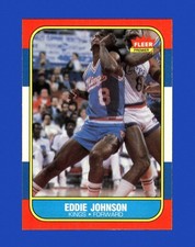 1986-87 Fleer Set-Break # 51 Eddie Johnson NM-MT OR BETTER *GMCARDS*