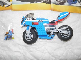 LEGO 6747 Creator 3 in 1, Race Rider. 100% Complete with Manuals