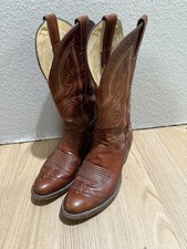VINTAGE WESTERN JUSTIN 1769 Rn 15996 Men  s Cowboy Boots Size 7.5D