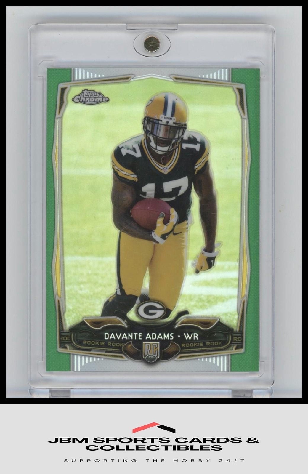 2014 Topps Chrome #114 Davante Adams Green Refractor RC