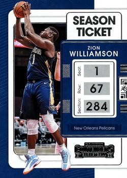 Zion Williamson 2021-22 Panini Contenders #35 New Orleans Pelicans - Picture 1 of 2
