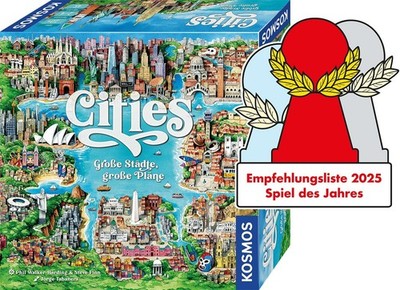 Cities | Spiel | Steve Finn Phil Walker-Harding | Spiel | 685096 | Deutsch