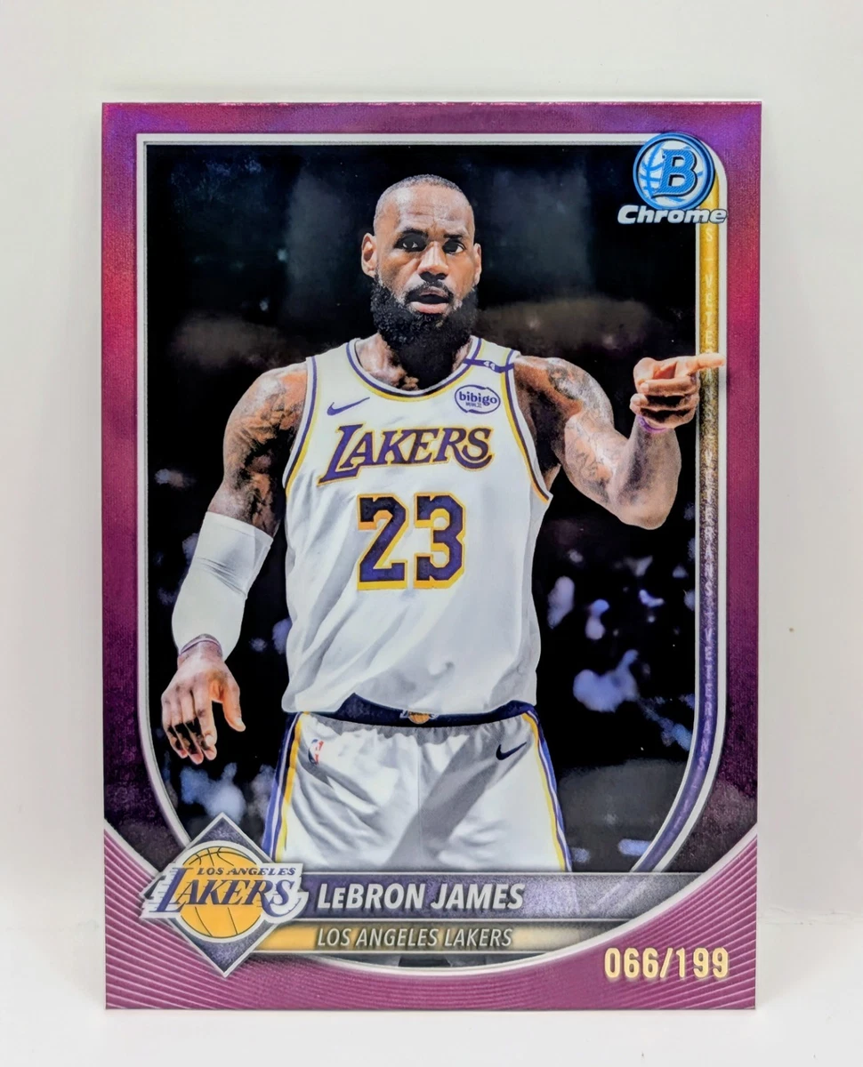 Bowman LeBron James Basketball Serial Numbered Sports Trading