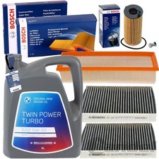 BOSCH FILTERSET+OE 5W30 ÖL passend für BMW 5er F10 F11 518d 520d 136-205 PS