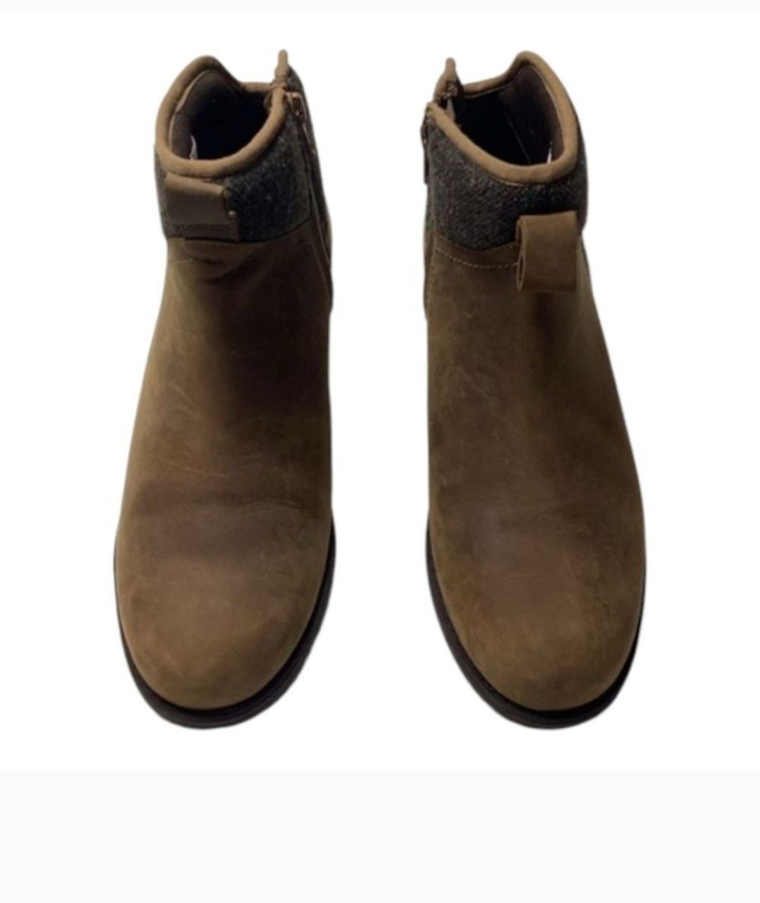 Stivali Merrell Chateau II Mid Pull donna pelle marrone tacco a blocco outdoor 8 5