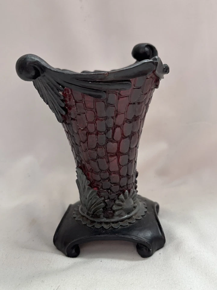 Candelabro adornado decoración del hogar ecléctico - 5 1/2" color bronce Foto 3 de 4