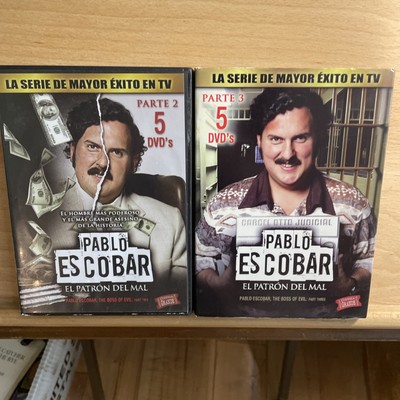 Pablo Escobar: El Patron Del Mal, PARTE 2 + 3 DVD, 10 DVDs Region 1