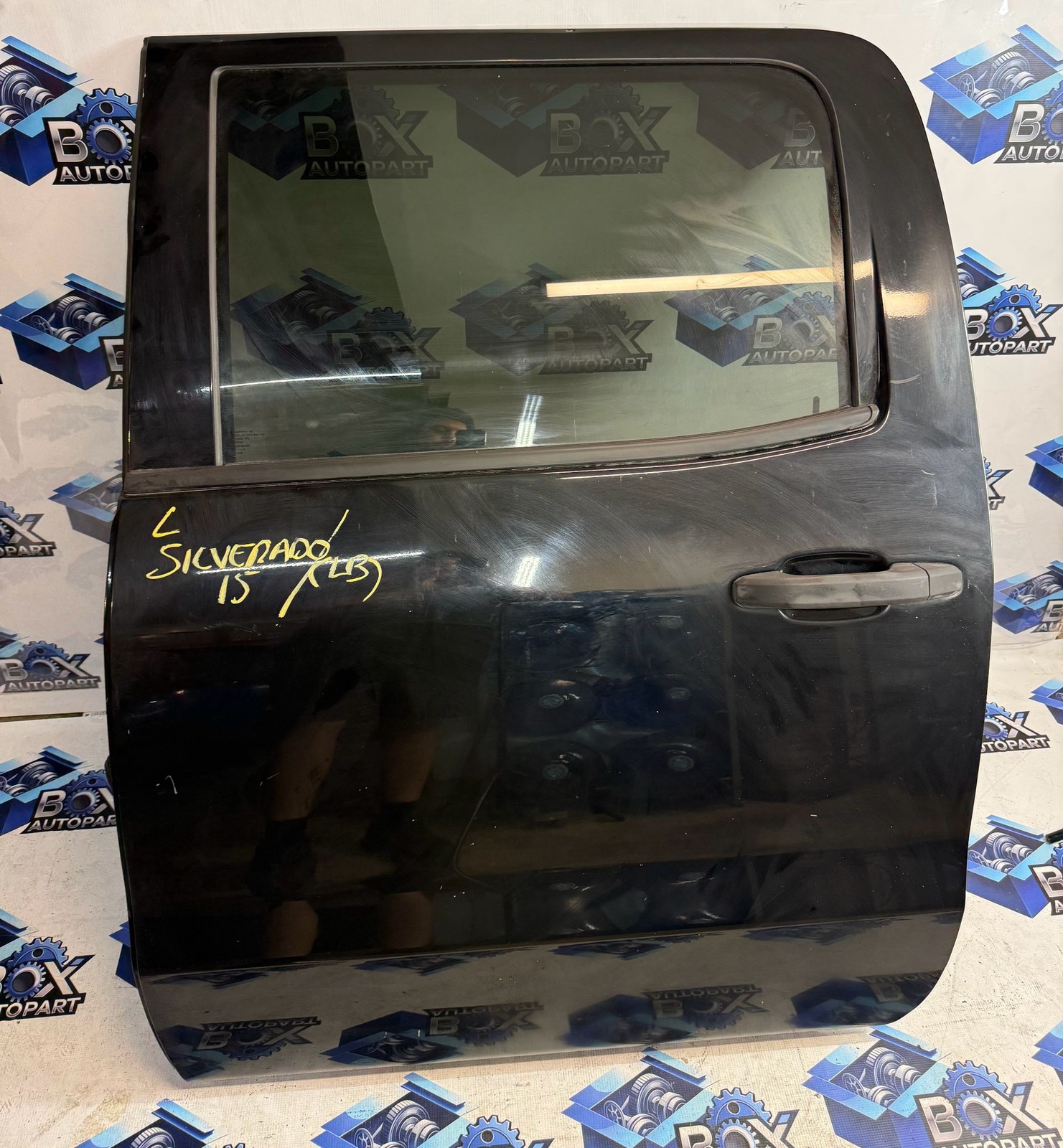 2014-2018 CHEVY SILVERADO 1500 Rear Door Left Driver Side BLACK (WA8555) OEM