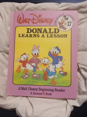 Walt Disney Donald Learns a Lesson Fun to Read Library Vol 17 Great Shape 