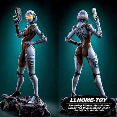 1/24 EDI Woman 3D Print Model Unpainted Unassembled Garage Kit Figure