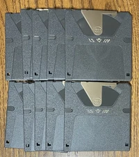 Lot of 10 (TEN) 3M LS 120 Media SuperDisk 3 1/2 Inch SUPER DISK 120 MB Diskettes