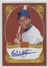 2013 Panini Golden Age Historic Signatures Bob Watson #BOB Auto 0h1