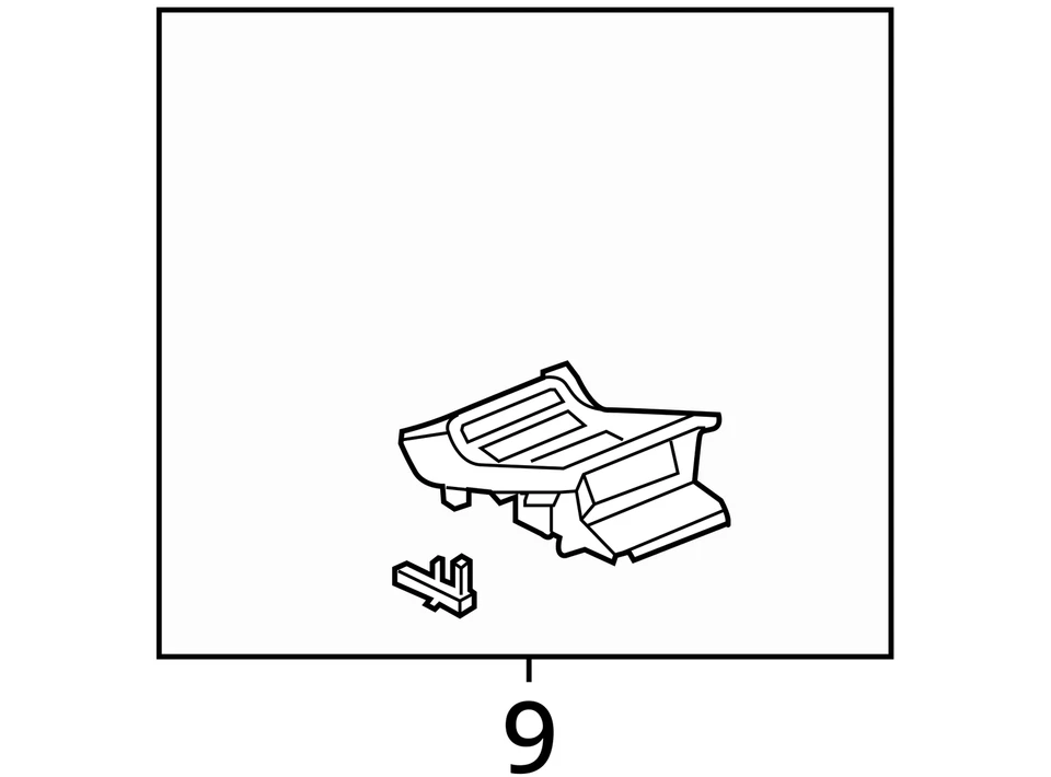 Cadillac Escalade Escalade 2003-2006 bisel ESV ASM-F/FLR CNSL EXTN 15197148 NUEVO Foto 3 de 3