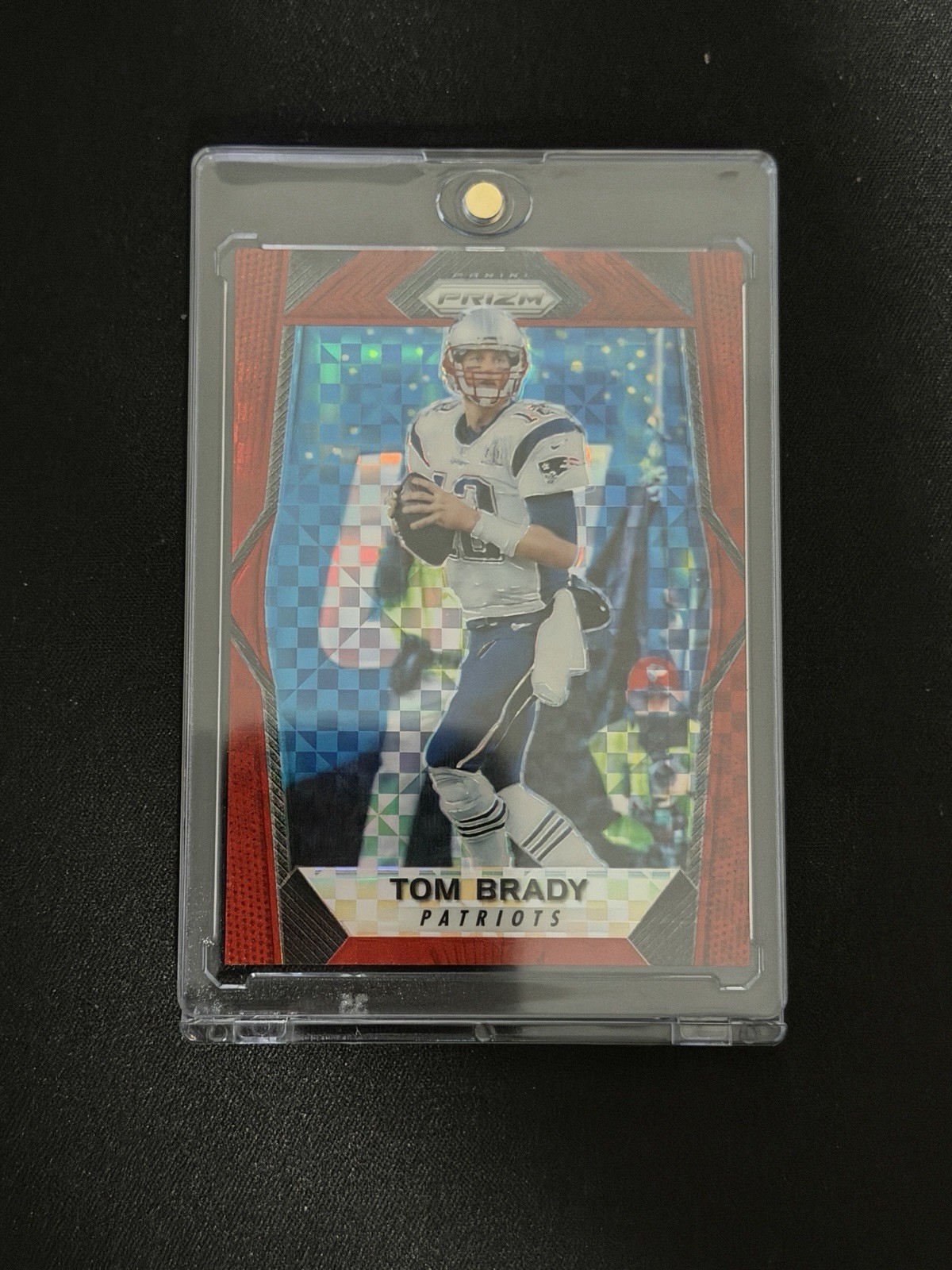 2017  Tom Brady Panini Prizm Red Power SSP /49 Card #33