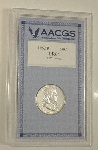 1962 (P) Franklin Half Dollar Gem Proof 90% Silver