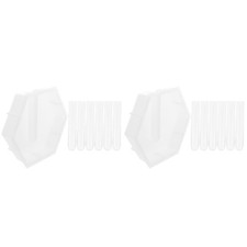  2 Count Home Diy Vase Mold Decor Flower Molds Pot Silicone Small