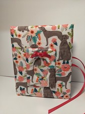 Weimaraner Photo Album, Dog Photo Album, Holds 100 4x6 Photos - Handmade, Puppy