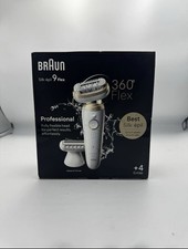 Image of Braun Silk-epil 9 Flex, Epilator 360 Flex Easy Hair Removal White/Gold 9-041 3D