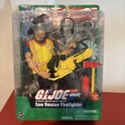 GI Joe Saw Rescue Firefighter Real American Hero Vtg 2003 12" Action Figure NEW