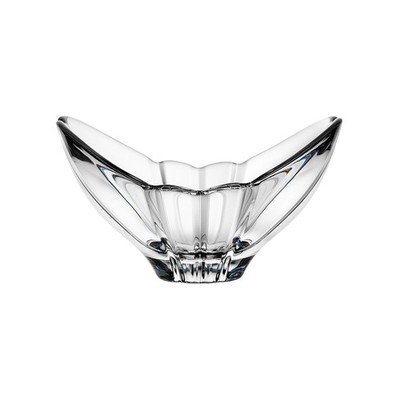 Orrefors - Armadillo Schale 29,5 cm, handgefertigt, klares Glas, dekorativ