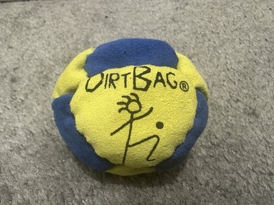DirtBag Yellow & Blue Hacky Sack Brand New In Hand Look