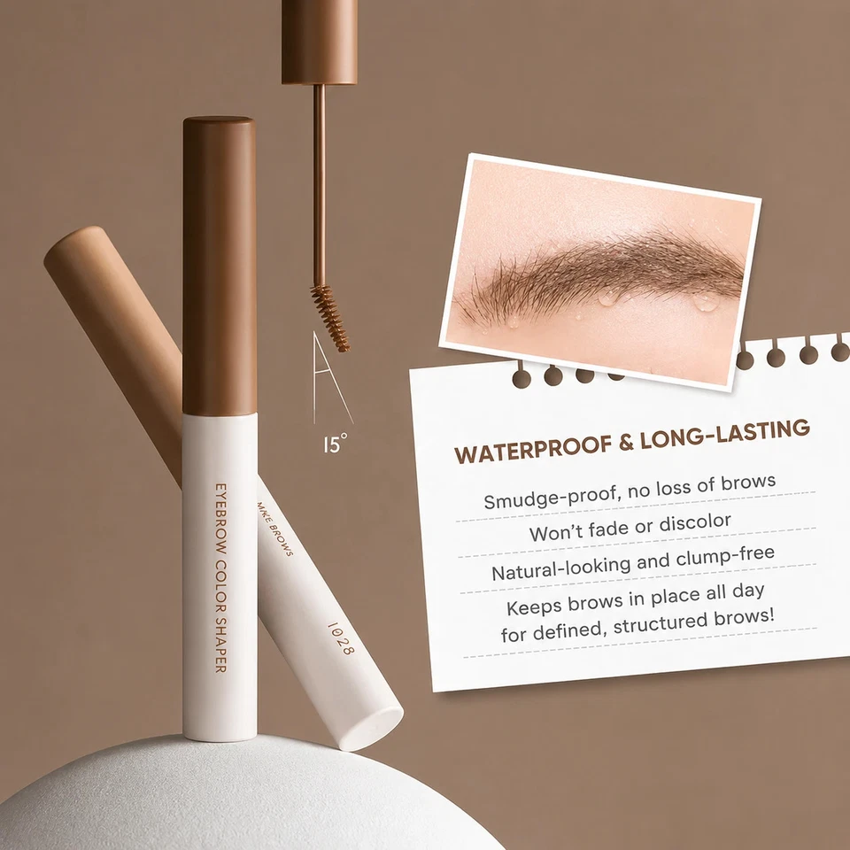 1028 VISUAL THERAPY Gel Teinture Sourcils Impermeable Mat 4g NEW - Photo 2/2