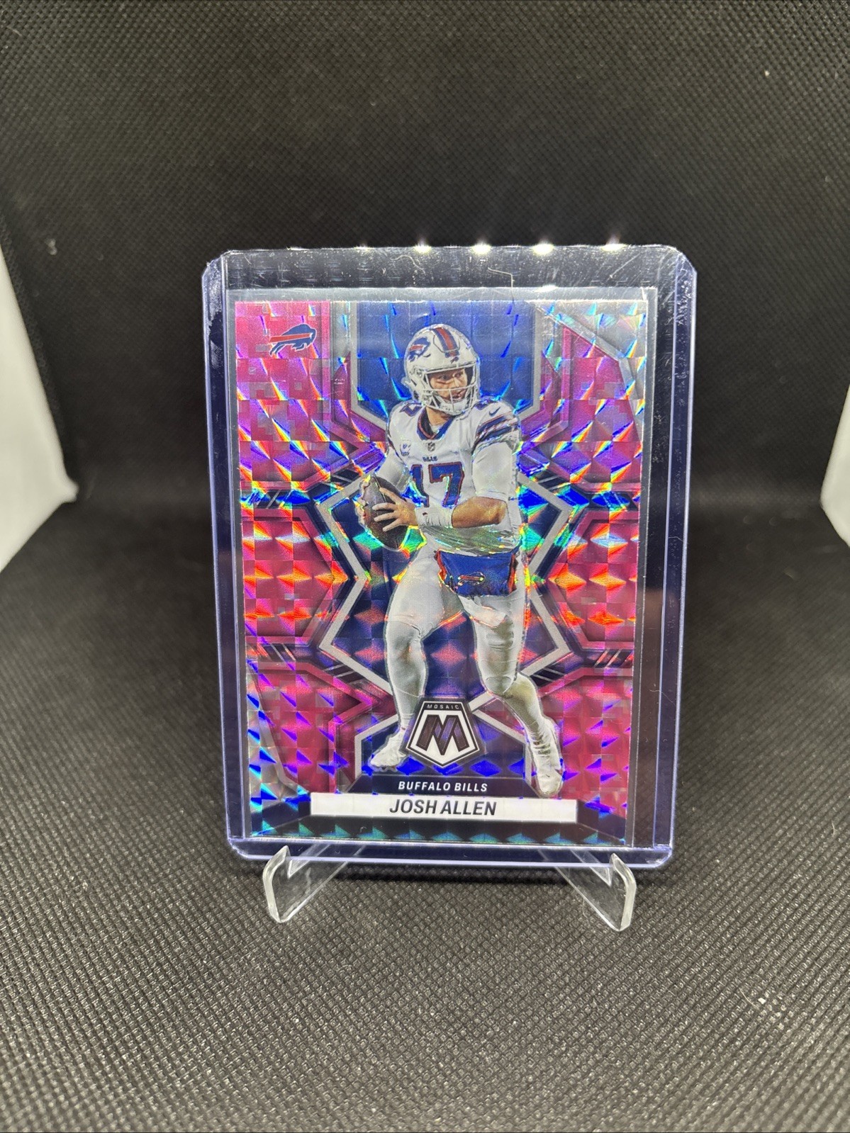 Josh Allen #20 - Camo Pink Mosaic - 2022 Panini Mosaic Football