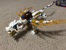 LEGO NINJAGO: Master Wu Dragon 70734 100% complete w/ minifigs box & instruction