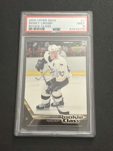 2005-06 Upper Deck Sidney Crosby RC #1 Rookie Class PSA 9 MINT  Penguins Hockey