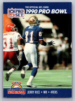 1990 Pro Set #411 Jerry Rice Pro Bowl (A) | eBay