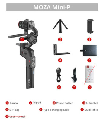 Moza Mini-P Foldable 3-in-1 Foldable Motorized Gimbal Stabilizer