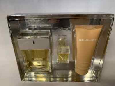 Michael Kors Perfume Set Eau De Parfum 3.4 & 0.17 oz Mini  Body Lotion 3.4oz NIB