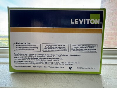 Leviton DRC Smart Pack 0-10V Plug Load Control (DRD07-ED0)️
