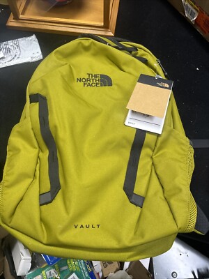 The North Face Vault Backpack/HikingDay Pack, Sulpher Moss/TNF Black, Unisex